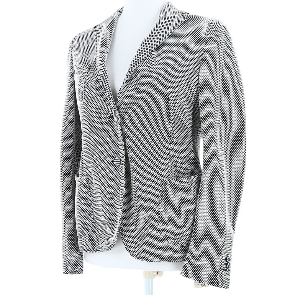 M's Braque Japan White Mesh Breast Pocket Women's Coat Jacket Retail $645 - NWT